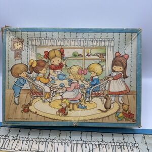 Springbok Tea Party 48 pc Children's Jigsaw Puzzle 1980 Complete Vintage